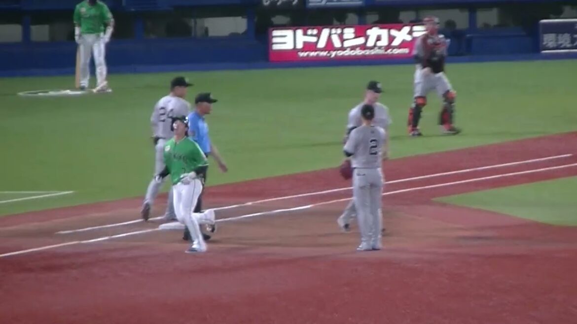 長岡秀樹と中村悠平を抑えるグリフィンの素晴らしい投球2024年7月6日 ヤクルトスワローズ対 読売ジャイアンツ