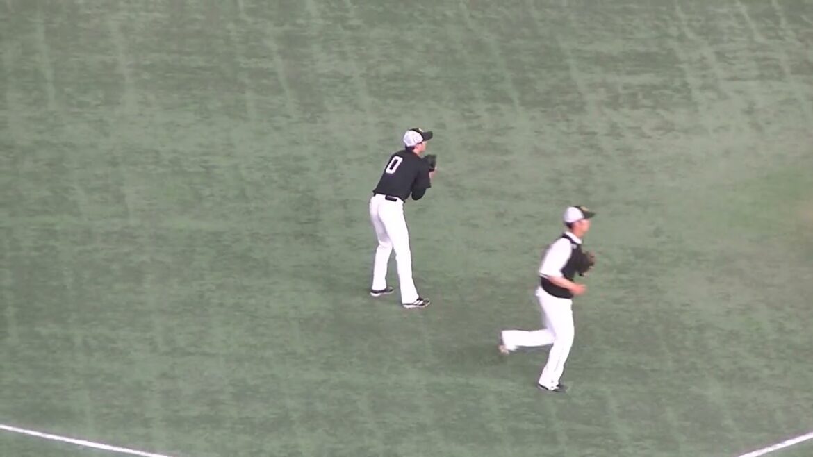 【ソフトバンク】川瀬晃サード守備練習＜読売ジャイアンツ対 福岡ソフトバンクホークス2024年5月28日＞