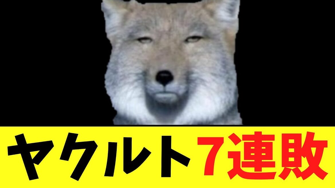 ヤクルト　最後追いつきそうだったのに地獄みたいなことして7連敗