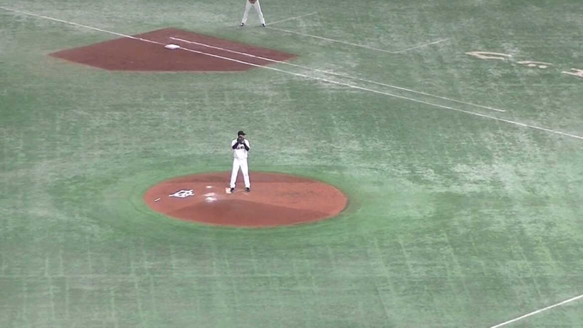 安田尚憲を三振にとる山﨑伊織【読売ジャイアンツ対千葉ロッテマリーンズ2024年6月4日】