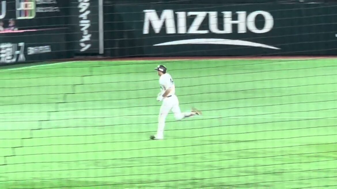 笹川吉康のプロ初ホームラン！