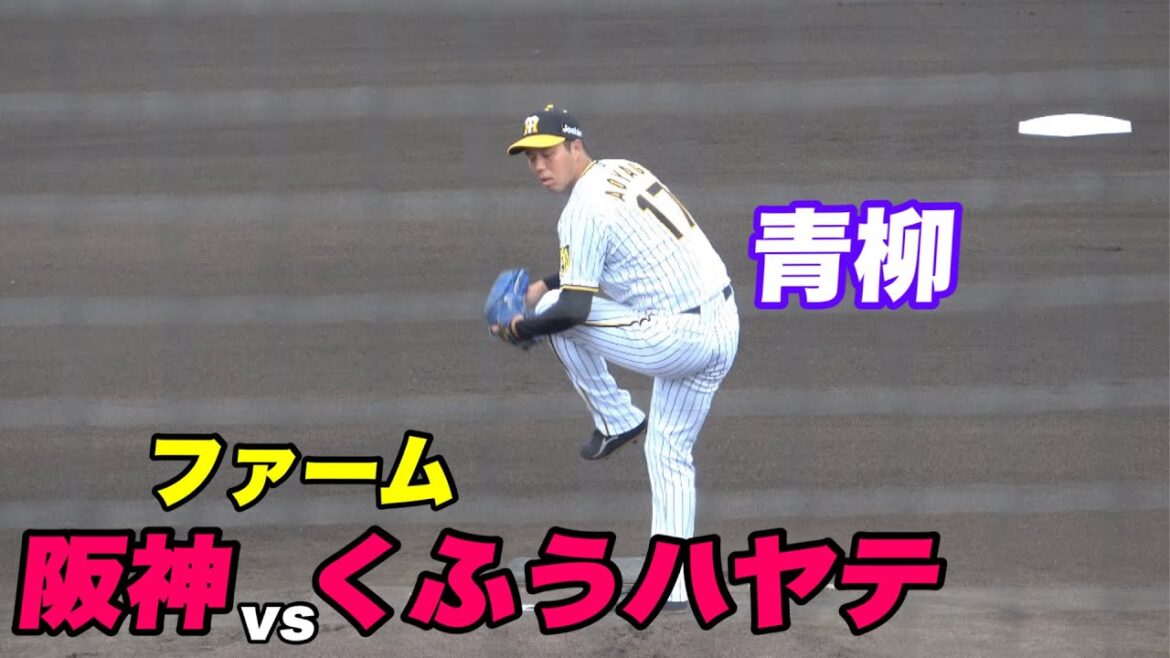 【青柳→岩貞→湯浅と1軍級のリレーで1失点！打線は高寺 井上が3安打と好調！】阪神対くふうハヤテ