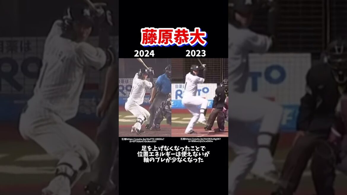 藤原恭大の新フォームは通用するのか？#プロ野球#千葉ロッテマリーンズ#藤原恭大#バッティングフォーム