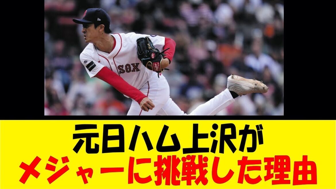 元日ハム上沢がメジャーに挑戦した理由【反応集】【野球反応集】【なんJ なんG野球反応】【2ch 5ch】