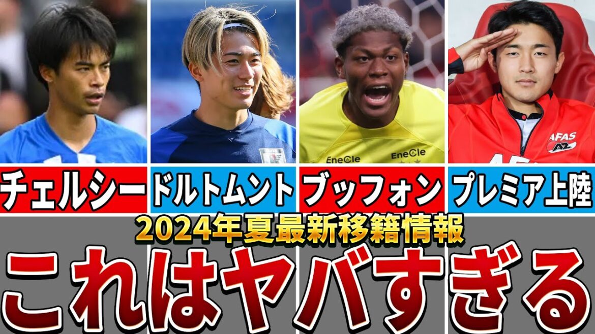 【移籍最新情報】日本人選手の移籍先が想像以上に凄すぎる!!【サッカー解説】