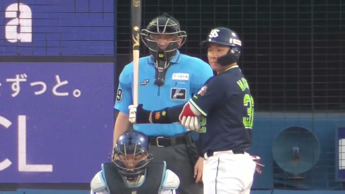 2024年7月4日 東京ヤクルト戦・ 3回表 松本 直樹 選手の第1打席