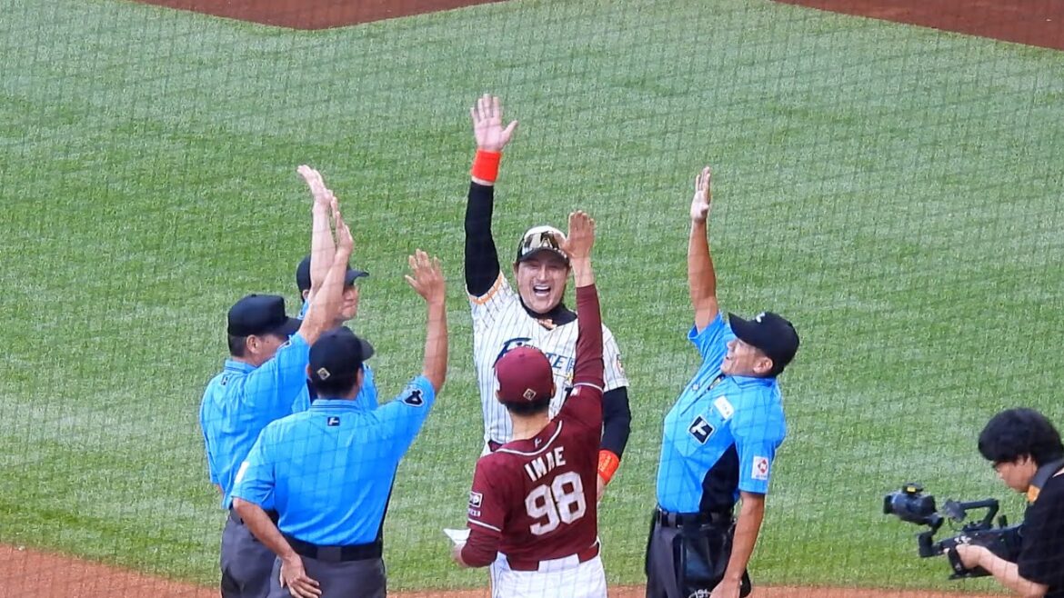 【20240715】メンバー表交換（新庄剛志と今江敏晃）