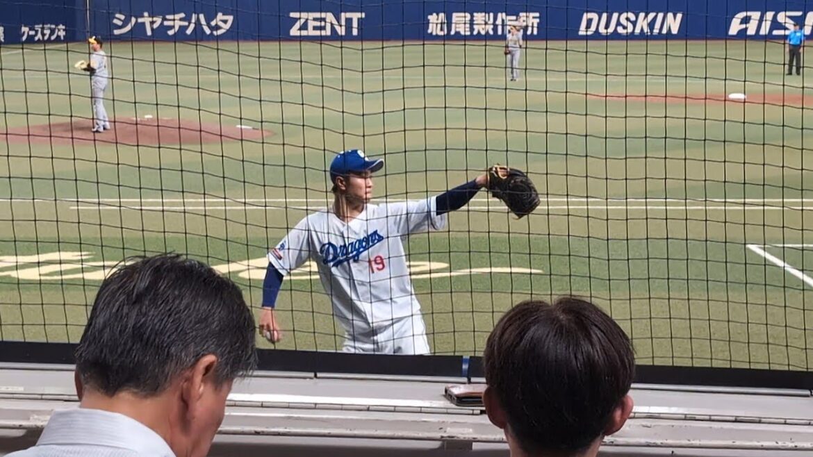 【中日ドラゴンズ】高橋宏斗の近すぎる投球練習