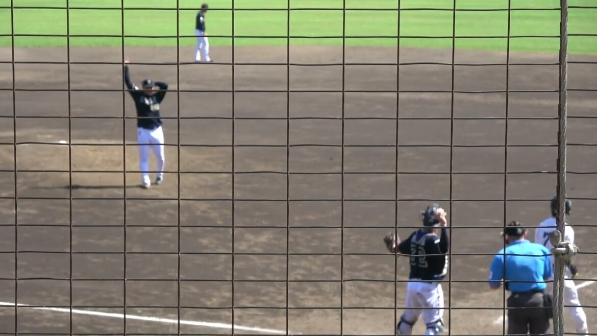 くふうハヤテベンチャーズ 橘八重龍誠選手 代打 第1打席 空振り三振 VS オリックスバファローズ 中田惟斗投手 2024/7/4 ちゅーるスタジアム