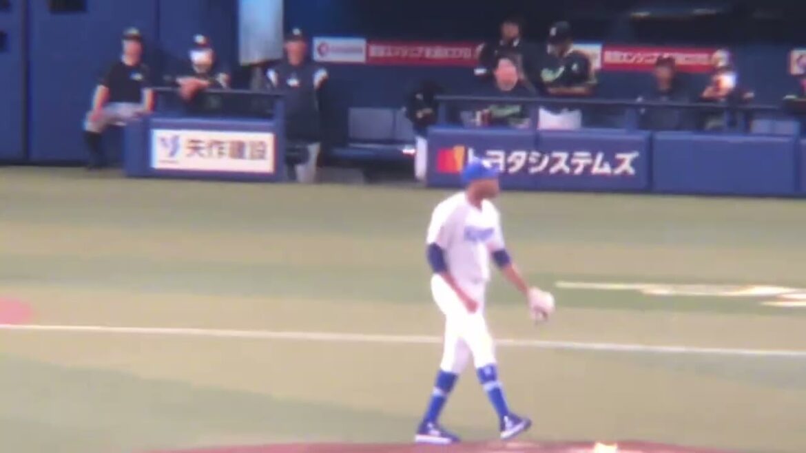 サンタナから三振を奪うライデル・マルティネス(2024/4/17)