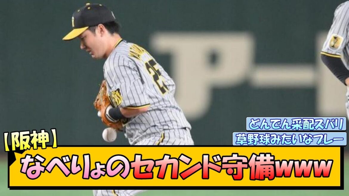 【阪神】なべりょのセカンド守備www【なんJ/2ch/5ch/ネット 反応 まとめ/阪神タイガース/岡田監督/渡邉諒】