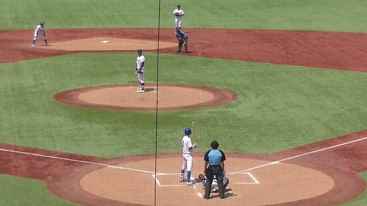 佐々木泰を三振にとる天理の長野 健大【大学野球選手権 青山学院大 対 天理大2024年6月15日】