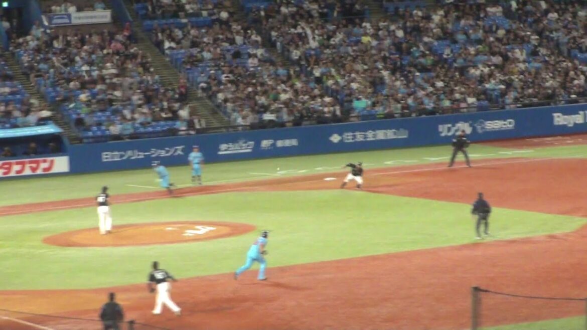 ロッテ 中村奨吾 ファインプレーで試合終了　ヤクルト 3 - 3 ロッテ　2024年5月29日(水)
