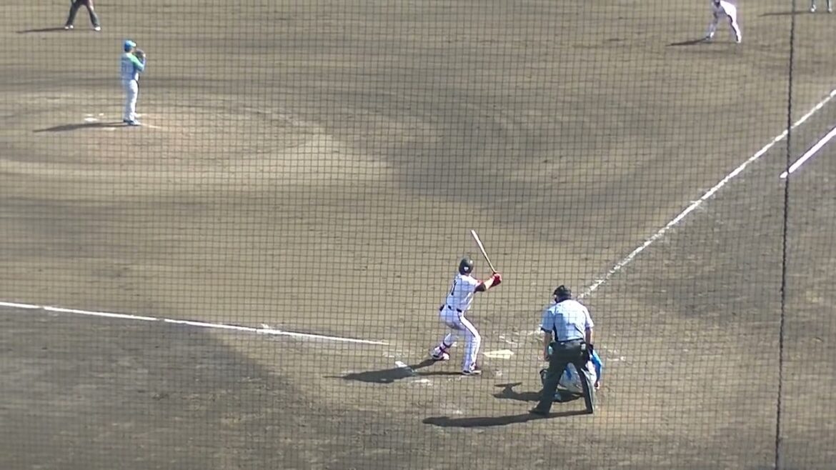 巨人 増田陸 ランナー置いて三振に倒れる（読売ジャイアンツ2軍 対 セガサミー2024年6月19日）