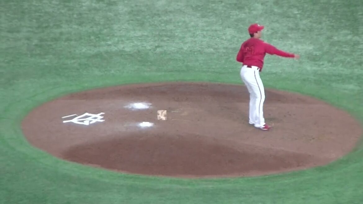 カープ栗林良吏の投球フォーム【読売ジャイアンツ対 広島カープ2024年6月29日】