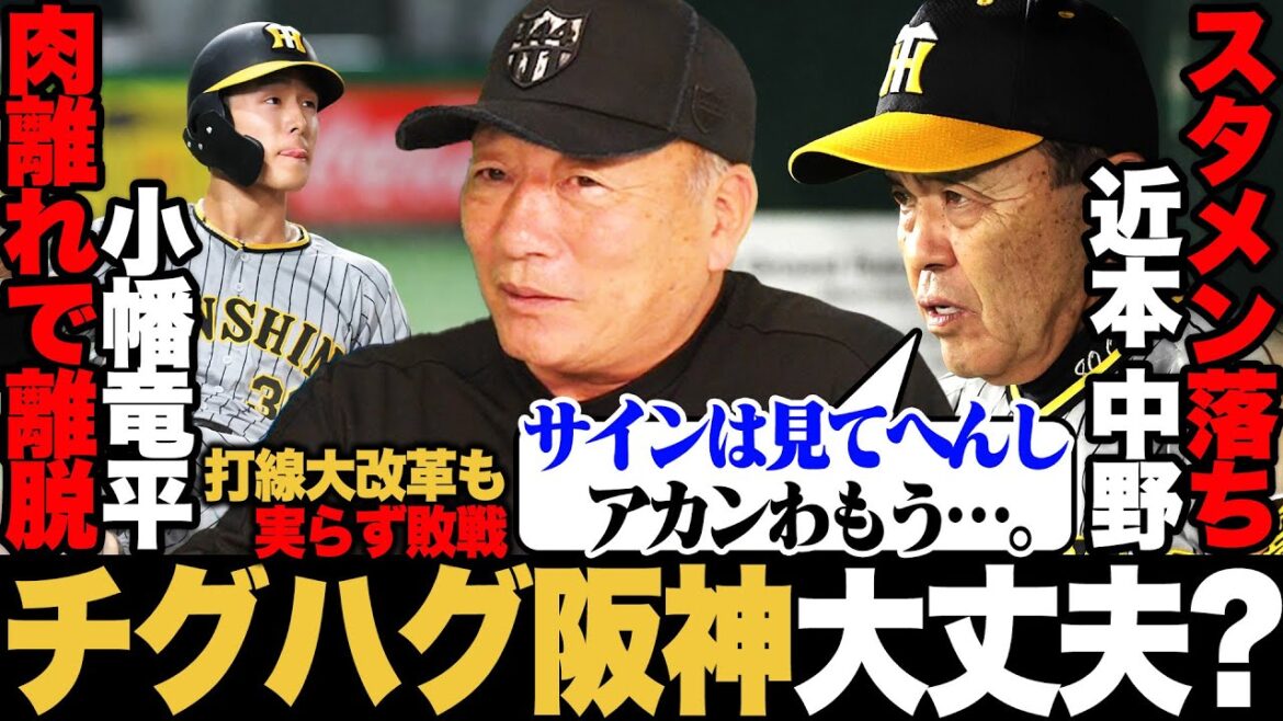 【どうした阪神】サイン無視にチグハグ打線…岡田監督のボヤキ止まらず『優勝できる戦力はあるのに…』連敗した巨人との差は?後半戦の展望を語ります【プロ野球】