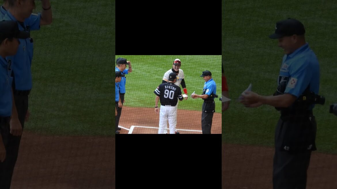 【20240713】メンバー表交換（新庄剛志と小久保裕紀）