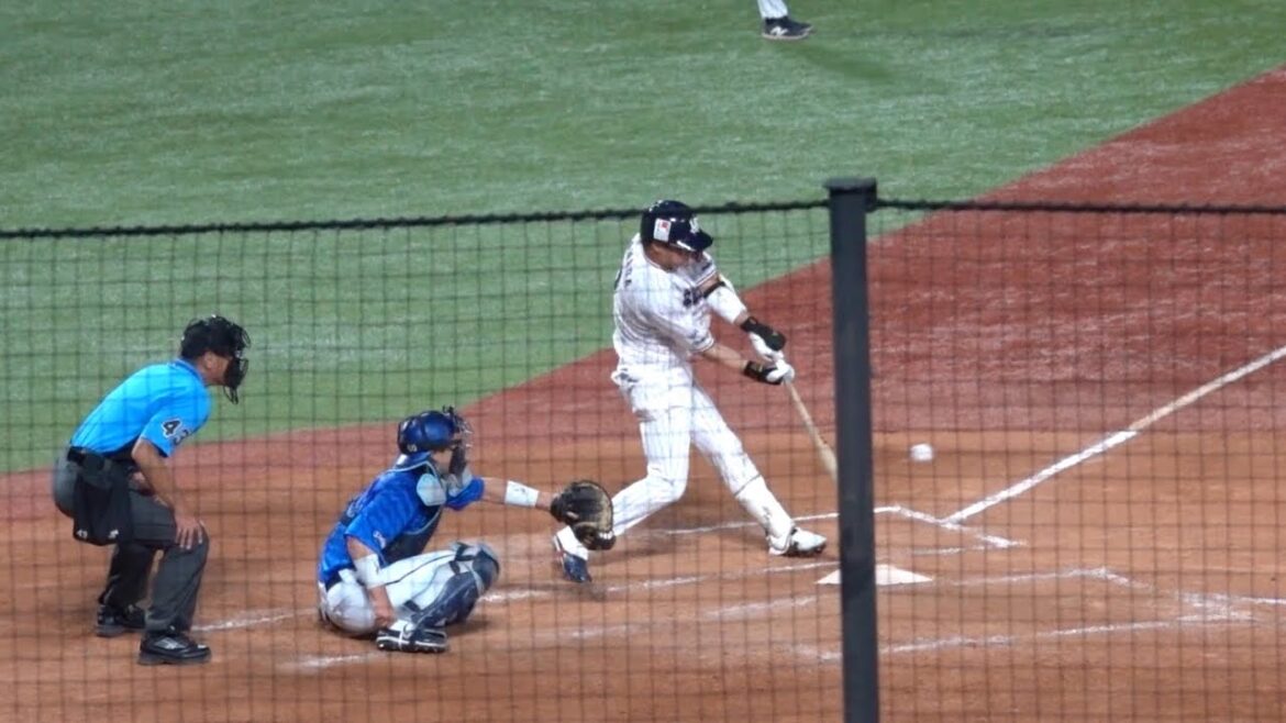 技あり！山田哲人のタイムリー2ベースヒット！東京ヤクルトスワローズ 2024/07/19