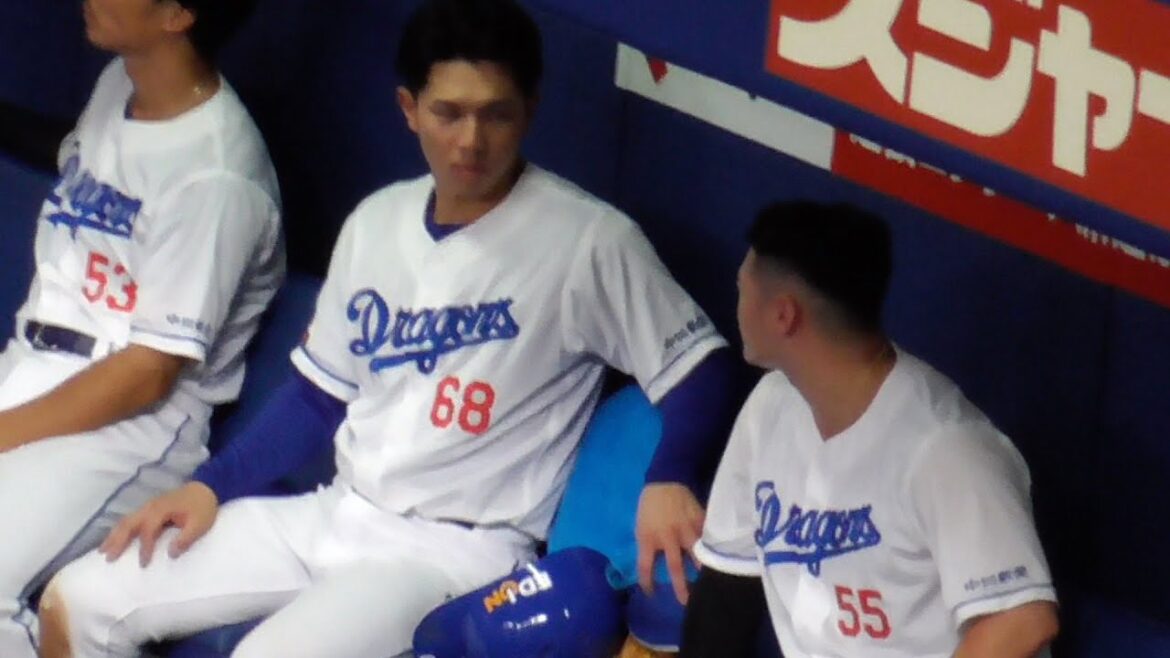 細川成也ホームラン後のベンチ「ほそふく」と隣りのしゅんちぇる　後藤駿太も本日マルチ　中日ドラゴンズVS読売ジャイアンツ　2024/07/19