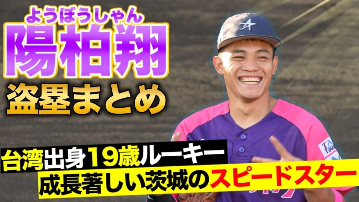 【陽柏翔】台湾出身の１９歳ルーキーが走攻守で急成長中！【盗塁まとめ】