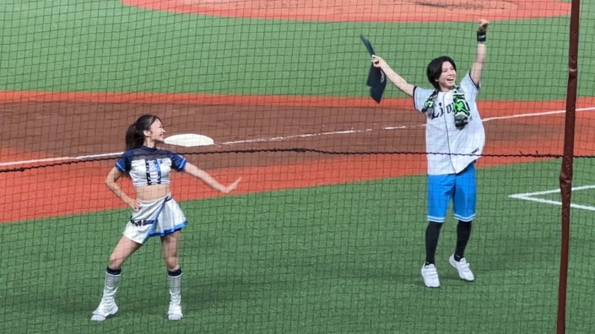 本当に楽しそうなライオンズファンの俳優 岡宮来夢さんの『吠えろライオンズ』【西武vs オリックス】2024/7/17