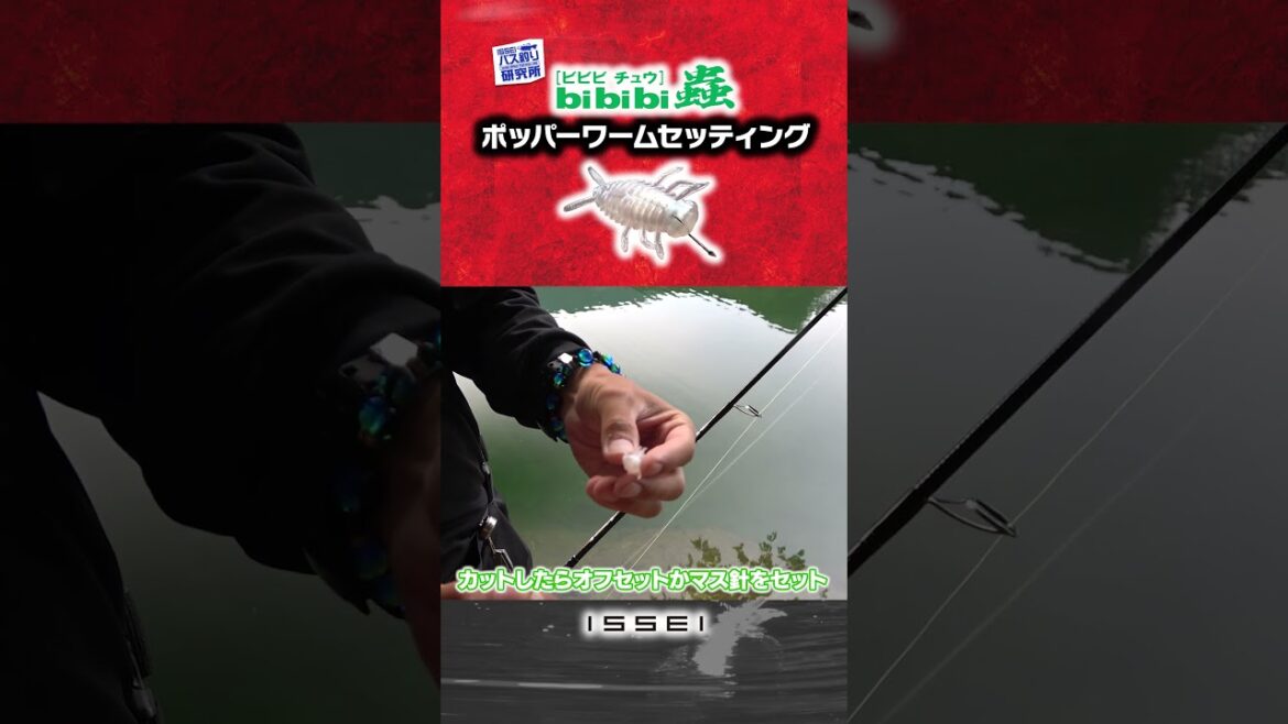 イッセイの浮く虫！　ビビビチュウのポッパーセッティングを佐々木ユウキが解説  #shorts