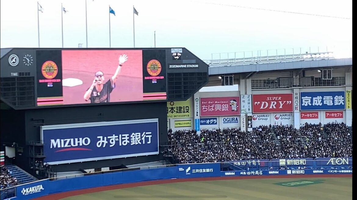 【現地映像】ロッテ髙部瑛斗登場曲！試合前ライブ 寿君 Believe in myself【BLACK SUMMER WEEK】千葉ロッテマリーンズ