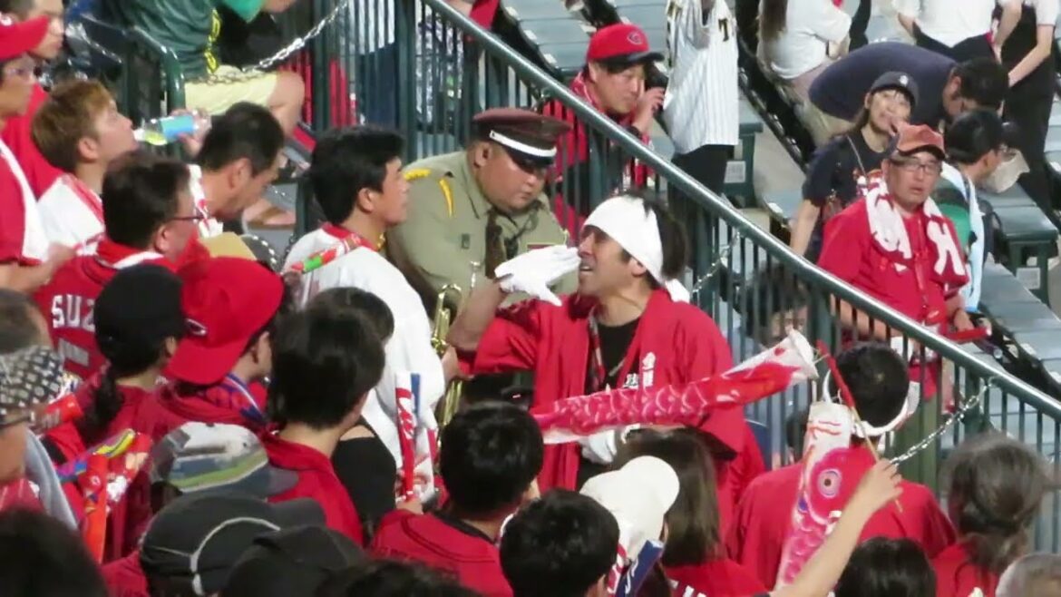 カープ勝ち越し! 甲子園外野ビジター勝利の二次会🎺 カープ勝ち越し! 甲子園外野ビジター勝利の二次会🎺