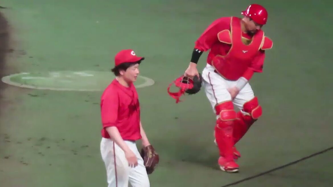 カープ大瀬良大地 7回98球4安打無失点の好投❗👍️外野ビジターから大瀬良コール❗勝利は付かず、防御率は0.82💪