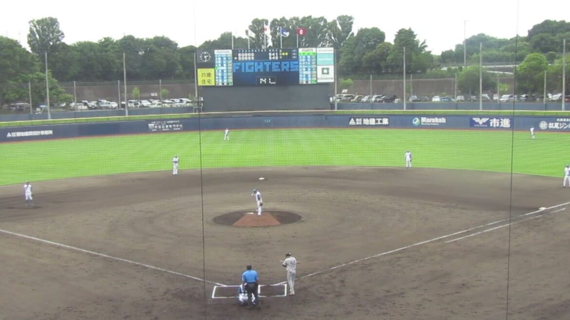 ファイターズ黒木優太〜中山礼都を空振り三振＜日本ハムファイターズ対 読売ジャイアンツ2024年6月25日＞