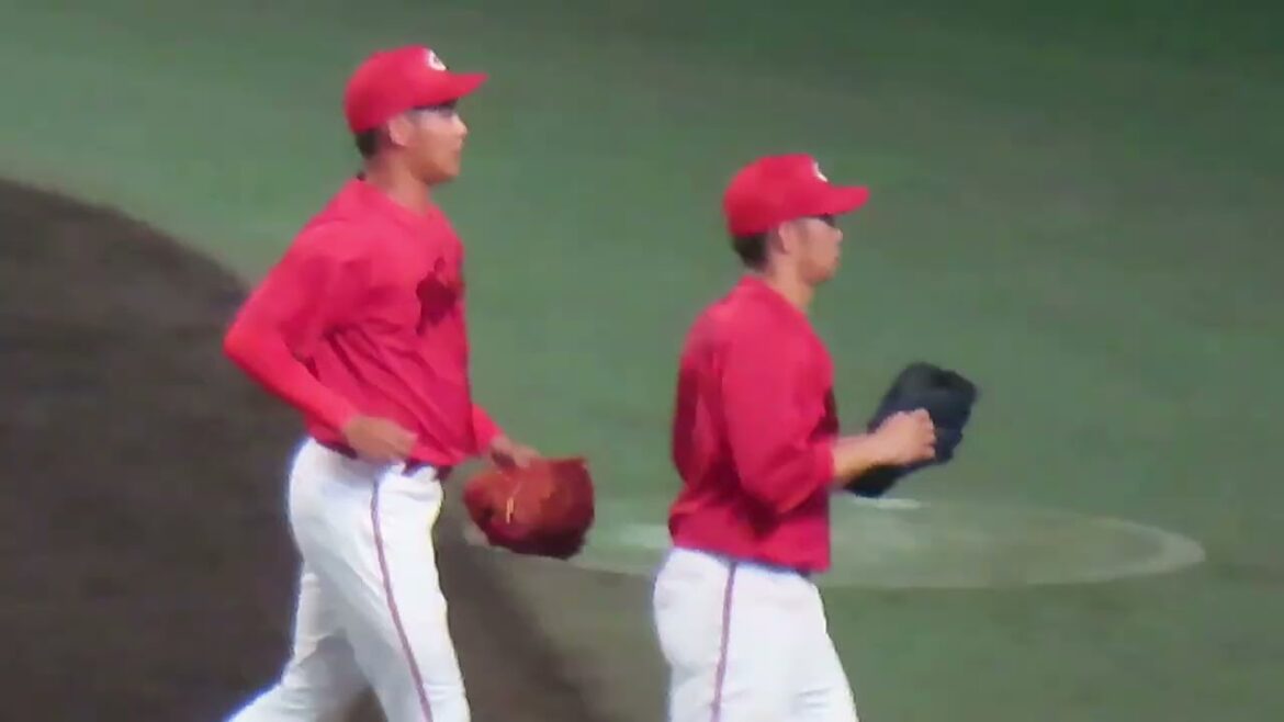 カープ７回 長谷部銀次 プロ初登板⚾１回無失点の好投💪　2022年にトヨタ自動車からドラフト6位で入団🎏今季ファームで防御率1.02をマーク