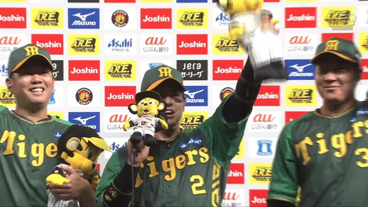 【#西勇輝 投手、#梅野隆太郎 選手、#大山悠輔 選手のヒーローインタビュー、#岡田彰布 監督インタビュー】 7月21日(日) 阪神vs広島（甲子園）