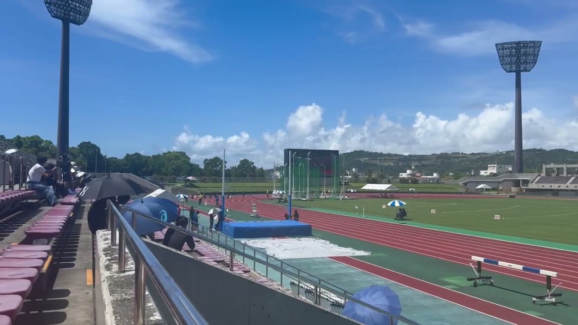 2024沖縄県国体最終選考成年男子100m予選第6組 2024沖縄県国体最終選考成年男子100m予選第6組