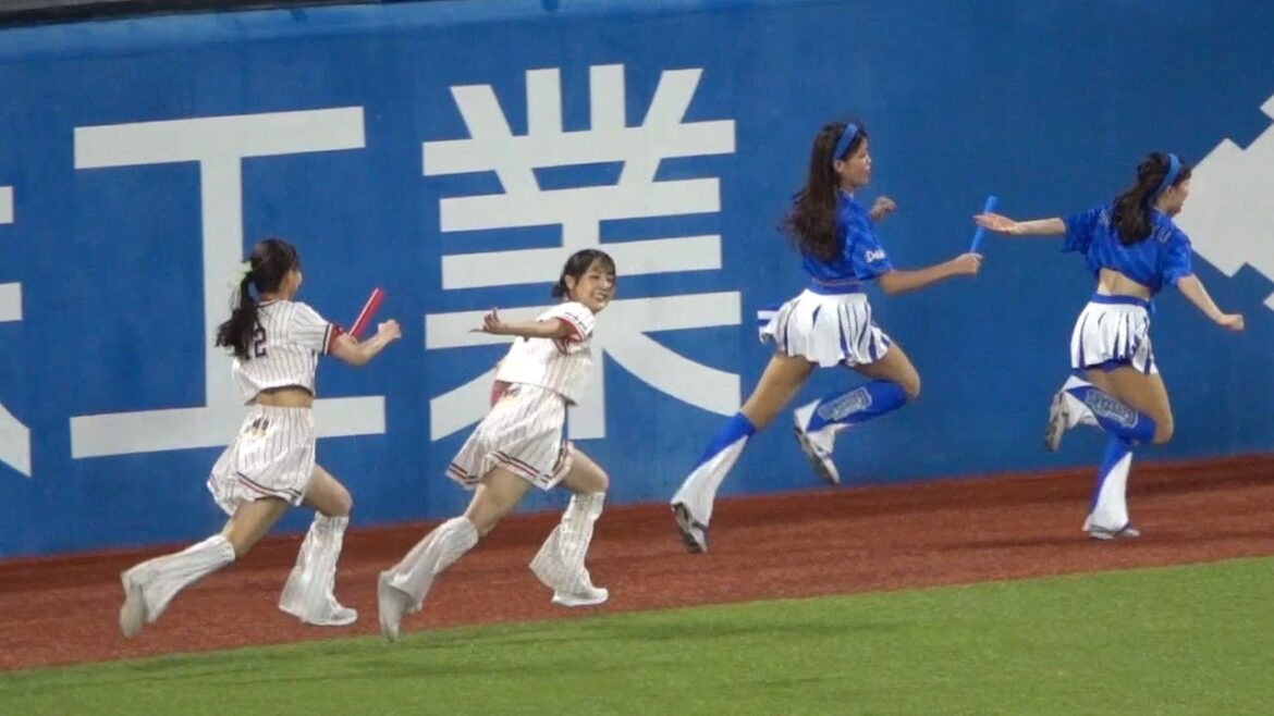 チアのリレー発祥の地・神宮で爆走せよ！diana × Passionのリレー対決！2024/07/21 横浜DeNAベイスターズ×東京ヤクルトスワローズ 出張ハマスタバトル