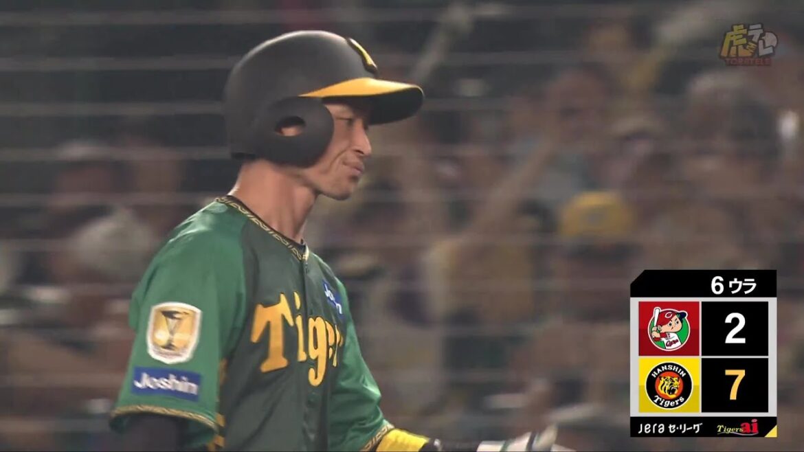 【初球強振】6回裏、1番・ #近本光司 選手が貴重な7点目となるライト前タイムリーヒット！【2024/7/21Ｔ－Ｃ】