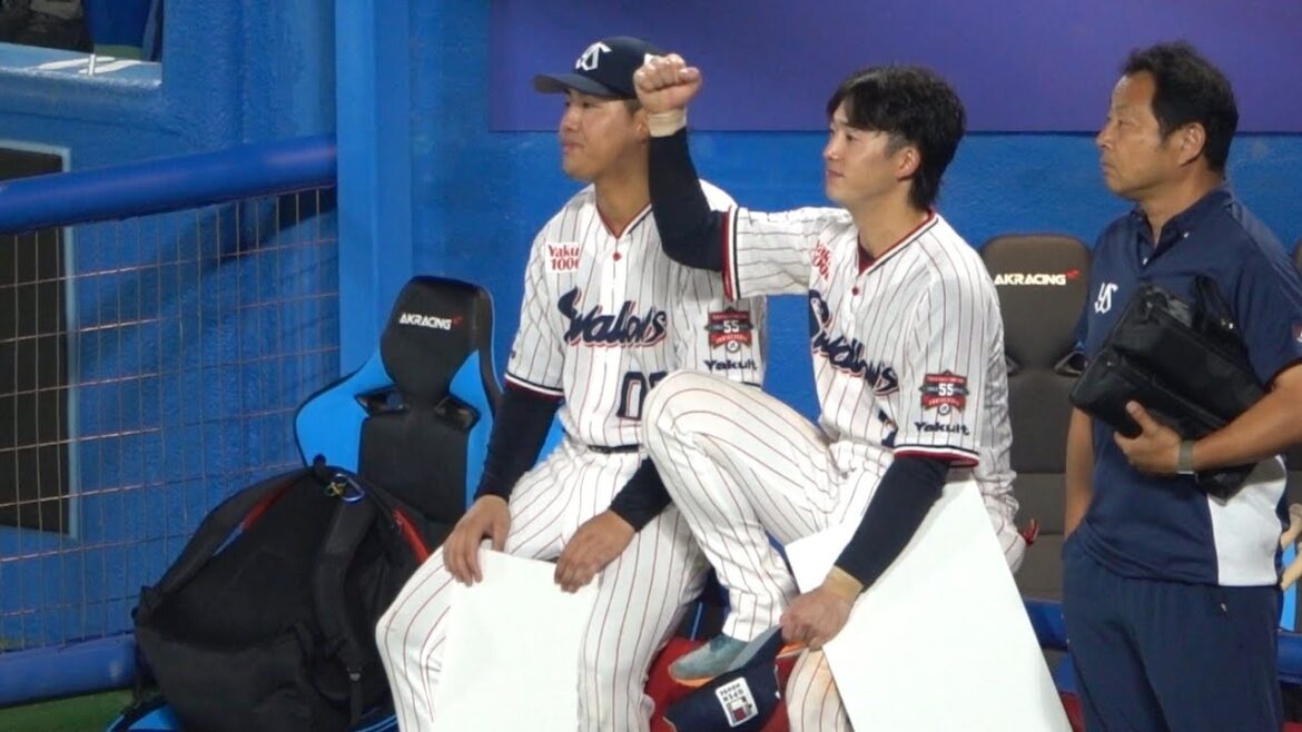 サヨナラ勝ち！長岡秀樹・赤羽由紘・オスナのヒーローインタビュー！東京ヤクルトスワローズ 2024/07/21