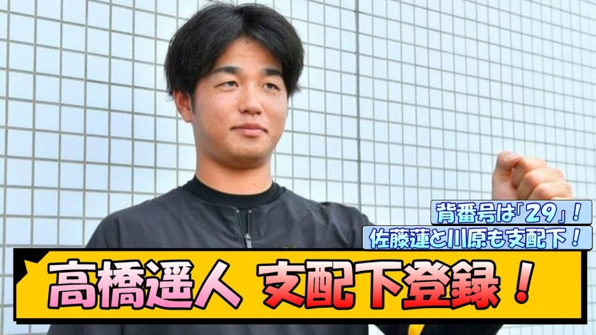 【阪神】高橋遥人 支配下登録！【なんJ/2ch/5ch/ネット 反応 まとめ/阪神タイガース/岡田監督】