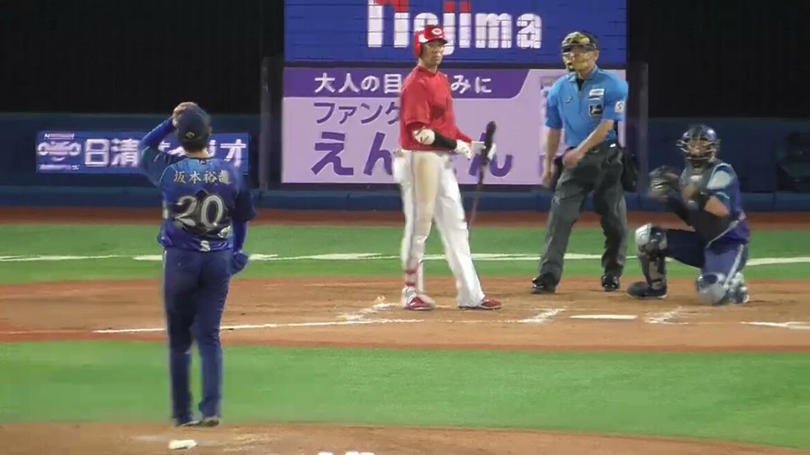 2024年7月17日 横浜DeNA ー 広島東洋 8回表・坂本 裕哉 投手の投球