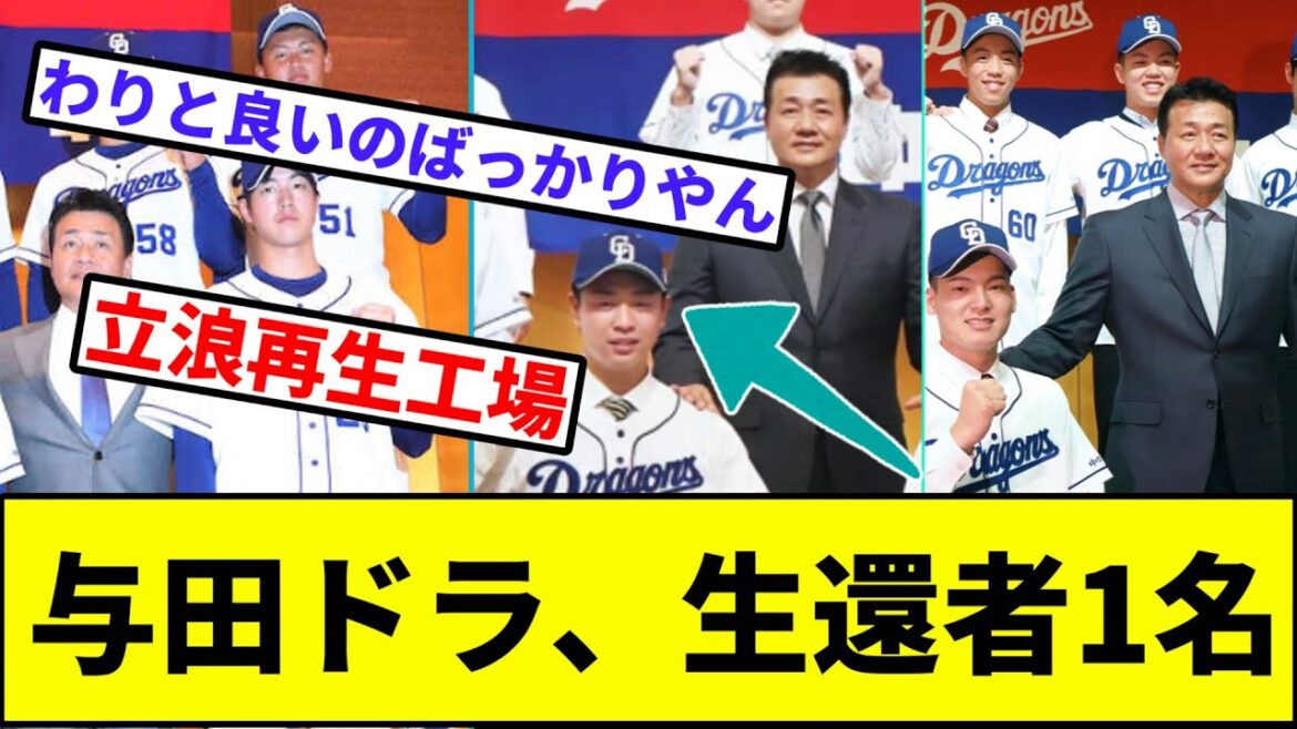 【防御率0.58の漢】与田ドラフト、生還者1名【なんJ反応】【プロ野球反応集】【2chスレ】【1分動画】【5chスレ】【髙橋宏斗】【中日】【阪神】【横浜】【カープ】【巨人】【ヤクルト】【セリーグ】