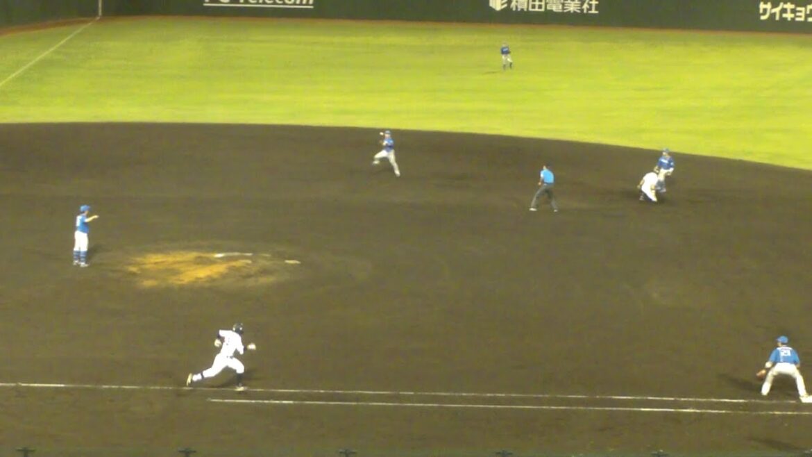 日本ハム 上川畑大悟のナイスプレー　西武 vs 日本ハム　2024年6月26日(水) 県営大宮球場