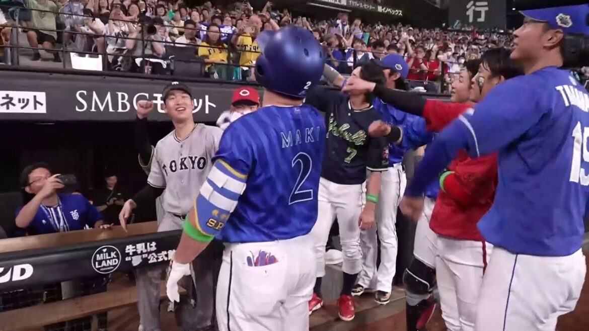 再びデスターシャ！4回表、牧秀悟選手が2打席連続でホームラン！ -マイナビオールスターゲーム2024・第1戦-