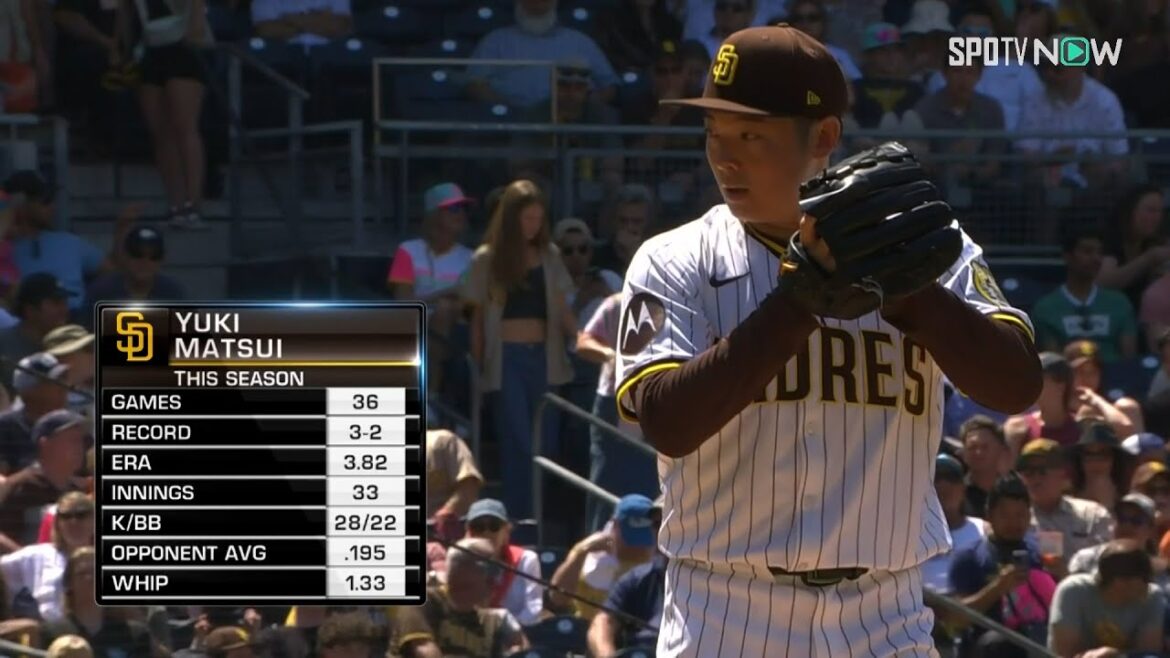 【パドレス・松井裕樹 自己最長更新の9試合連続無失点!】8回表をきっちり三者凡退に抑える! 【パドレス・松井裕樹 自己最長更新の9試合連続無失点!】8回表をきっちり三者凡退に抑える!