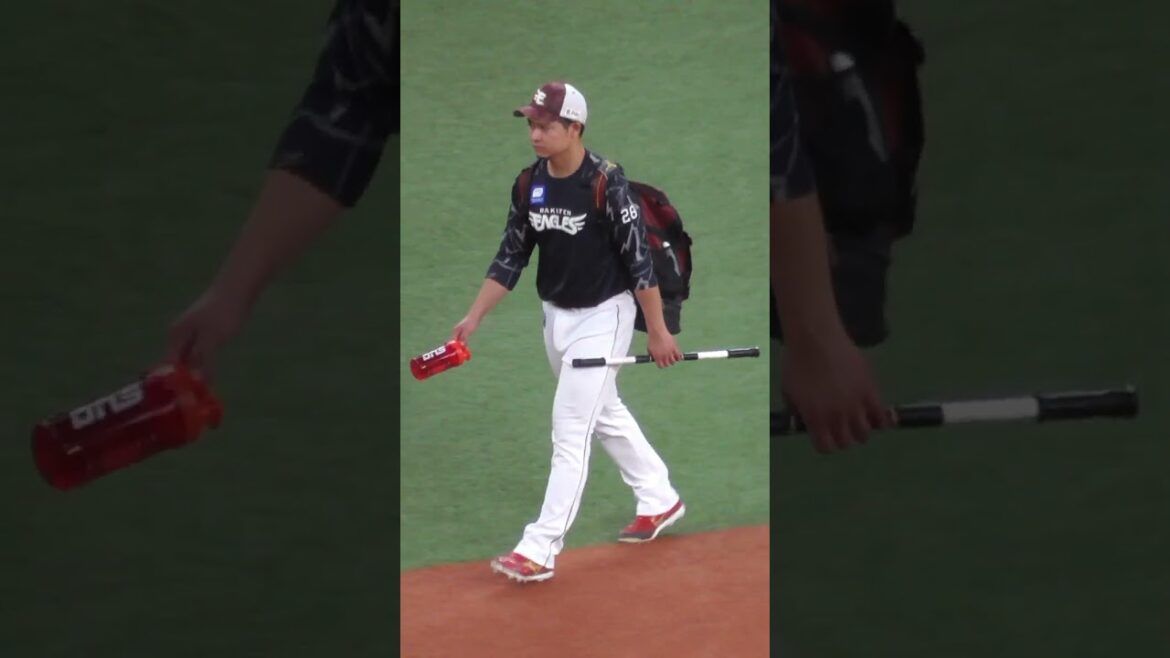 酒居 知史 投手　本塁打を打たれない頼れるセットアッパー　#東北楽天ゴールデンイーグルス #shorts