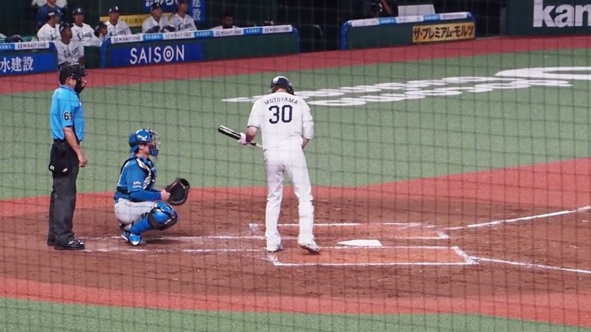 2024.07.02 埼玉西武-北海道日本ハム(ベルーナドーム) 元山飛優 打席シーン
