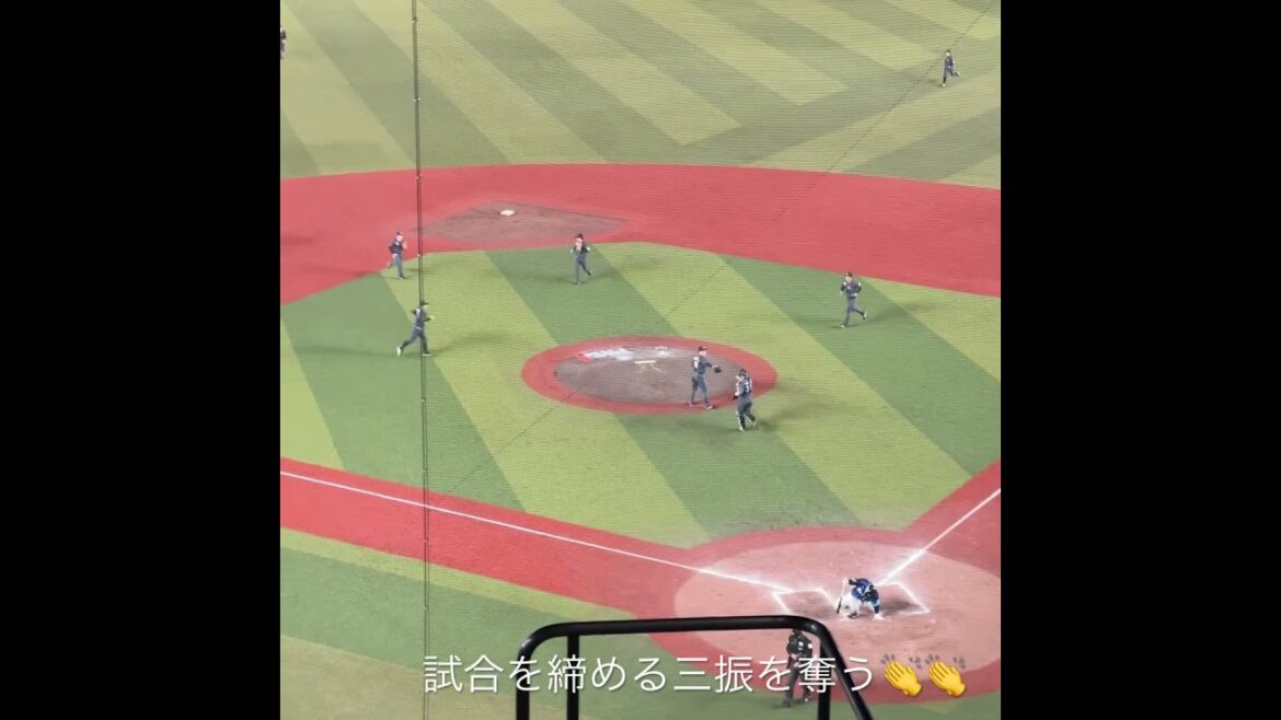 対西武ライオンズ　中村稔弥　三振で試合終了 #野球 #マリーンズ #千葉ロッテマリーンズ