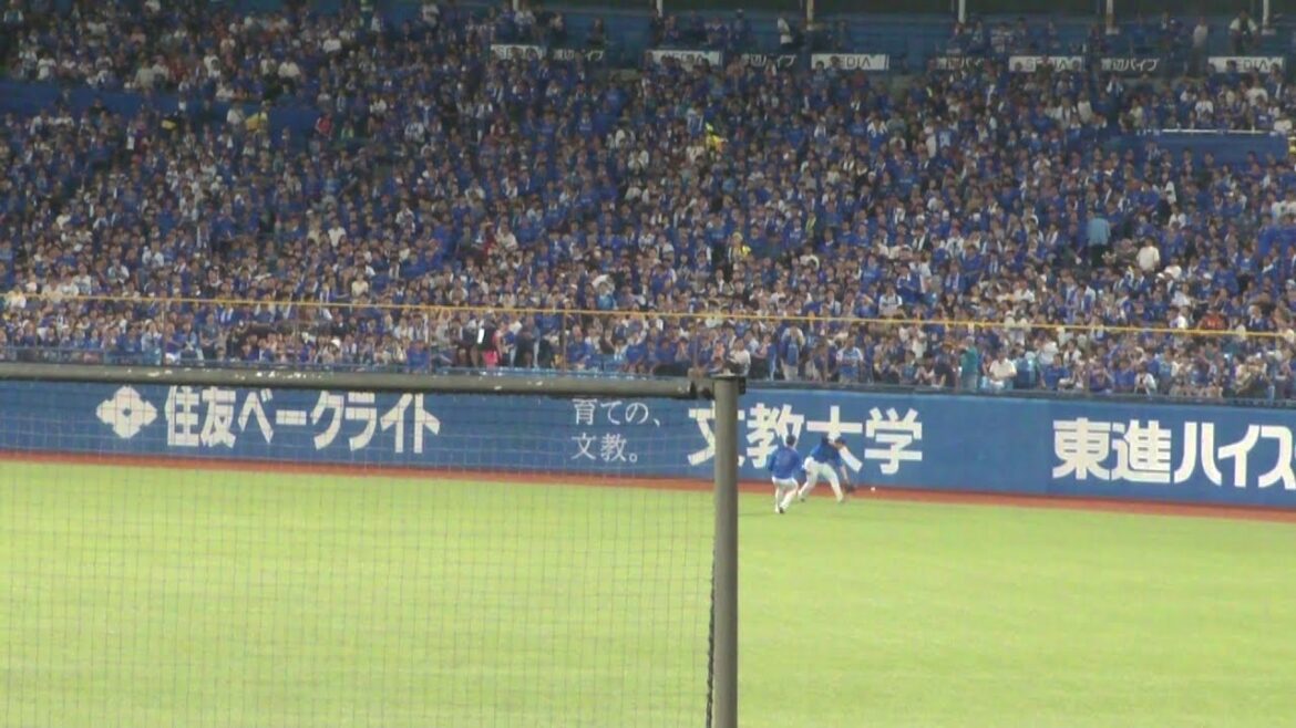 ヤクルト 宮本丈 ツーベースヒット　ヤクルト vs DeNA　2024年7月21日(日) 神宮球場