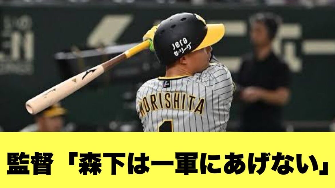 【衝撃】阪神岡田監督、森下に対して衝撃発言!!【2ちゃんねる反応集】【プロ野球反応】【阪神タイガース】 【衝撃】阪神岡田監督、森下に対して衝撃発言!!【2ちゃんねる反応集】【プロ野球反応】【阪神タイガース】