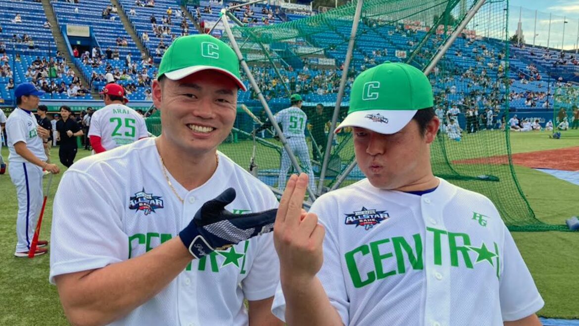 【オールスター③】シューゴとセイヤ #マイナビオールスターゲーム2024 #Dragons_Inside #牧秀悟 #細川成也