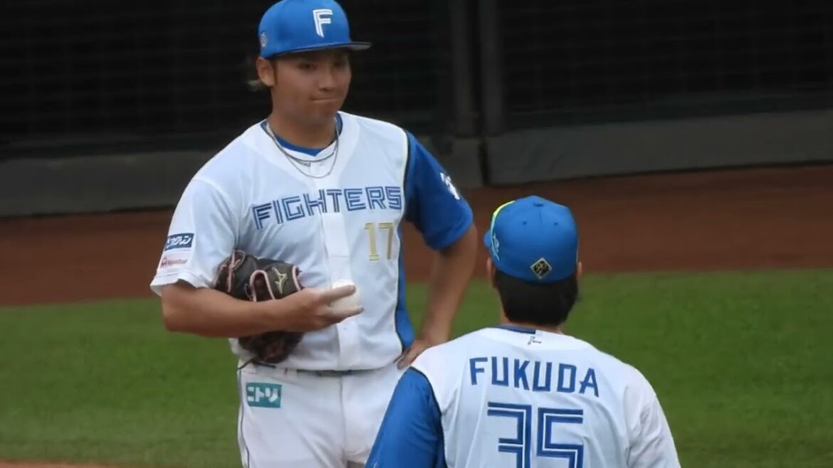 1回表から30球投げさせられる苦痛の伊藤大海　エスコンフィールド北海道日本ハムファイターズ対楽天イーグルス