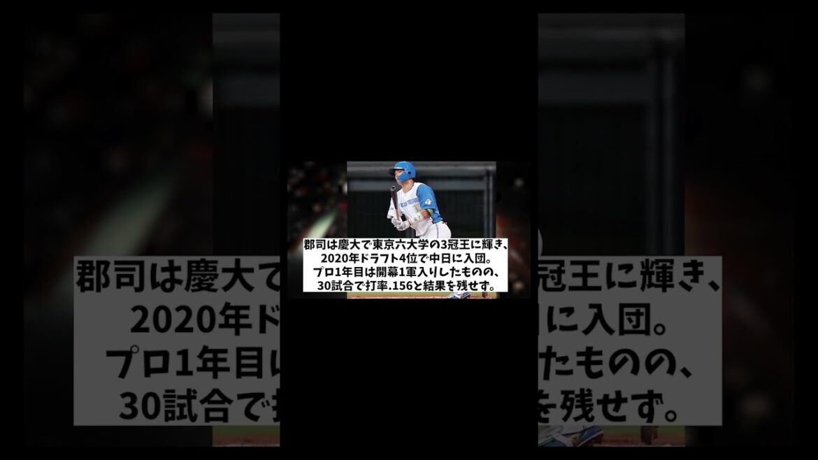 日本ハム　郡司裕也という成功例【野球情報】【2ch 5ch】【なんJ なんG反応】【野球スレ】